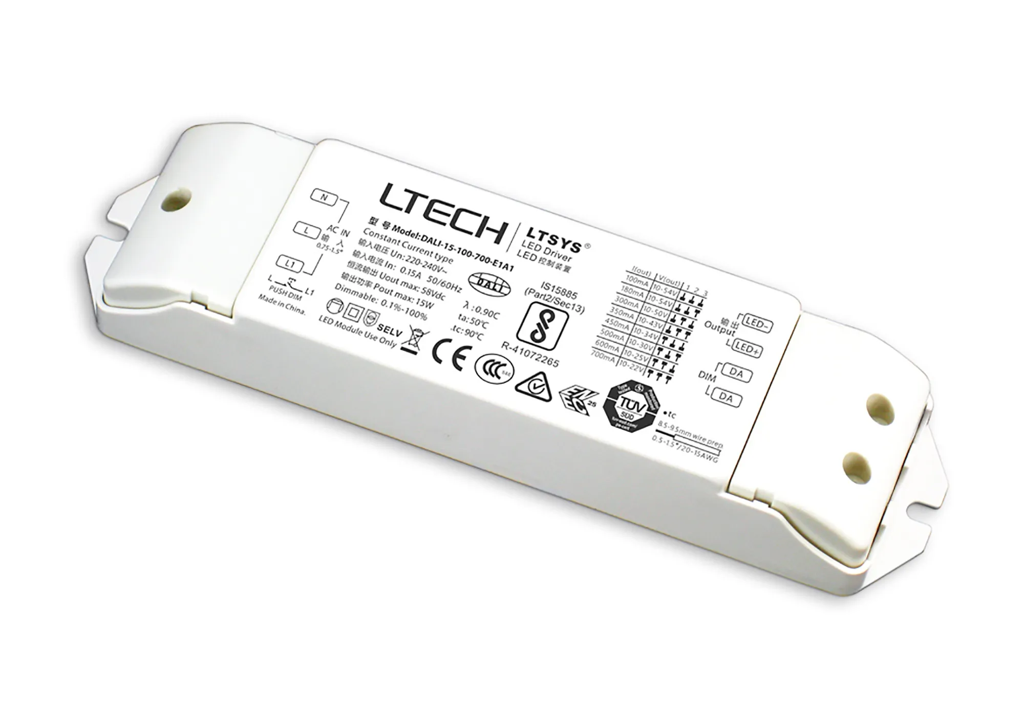 Dali Constant Current Drivers LTECH Dali Driver